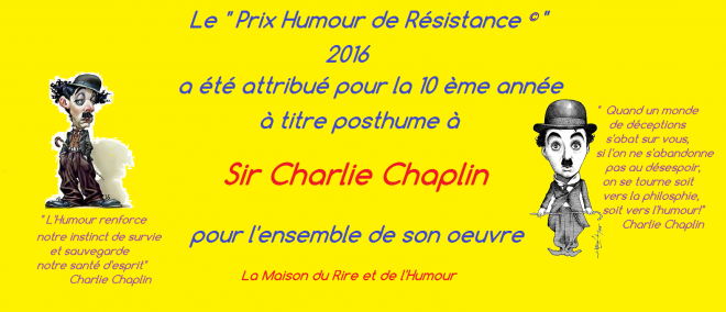 Prix humour de resistance 2016